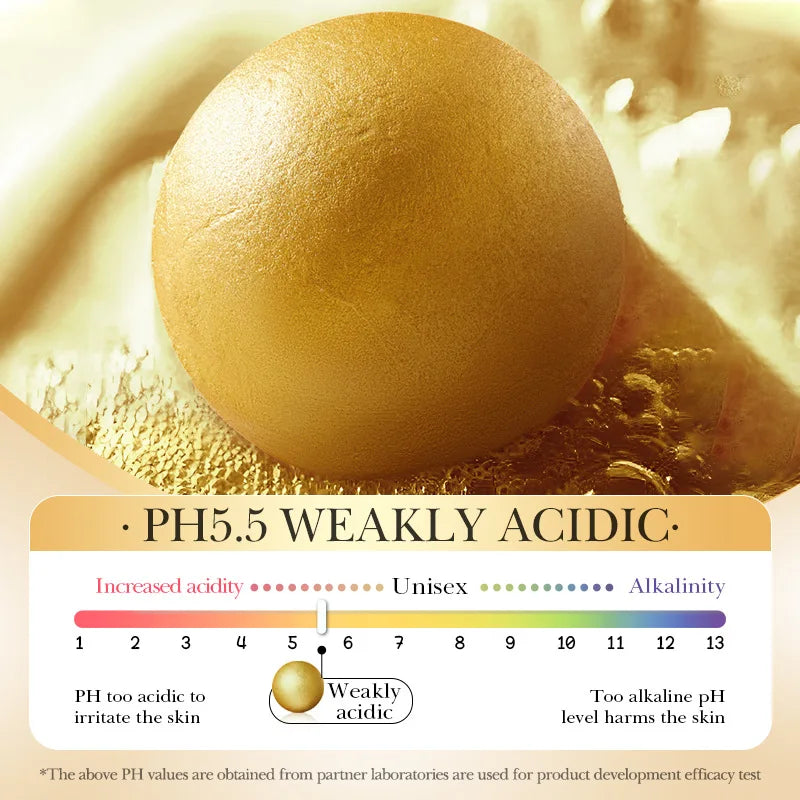 Gold Bath Salt Ball 100g – Deep Cleansing & Skin Softening