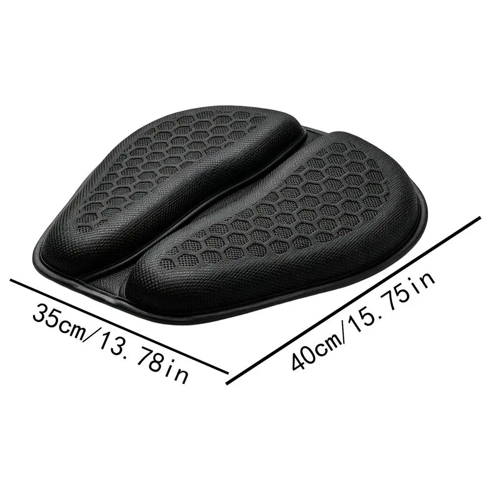 Honeycomb Gel Motorcycle Seat Cushion | Non-Slip Long Ride