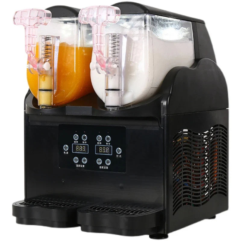 Commercial Slushy Machine 3L×2 Dual Cylinder Slush Maker