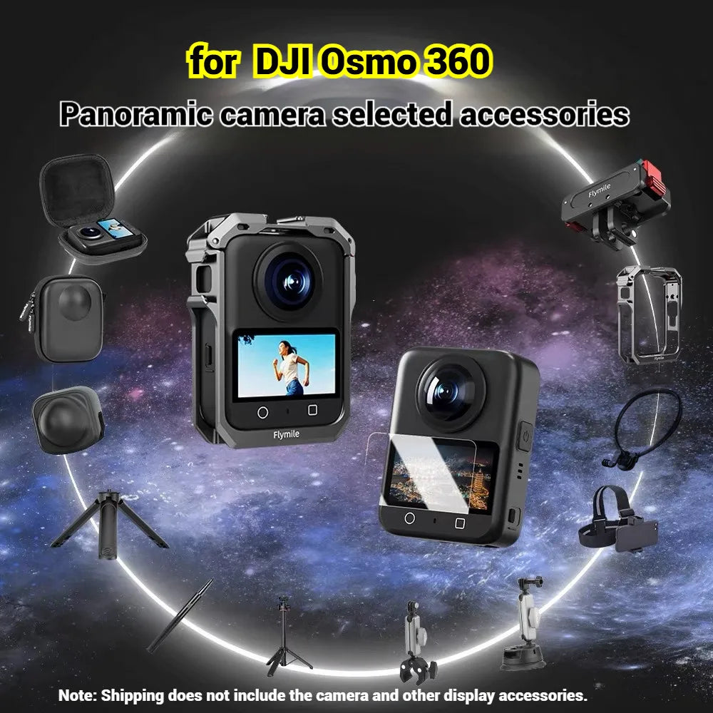 DJI Osmo 360 Accessories Kit – Cage, Glass & Mount