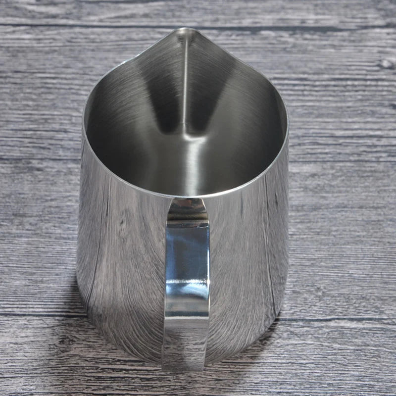 Stainless Steel Milk Frothing Pitcher 100/350/600ml | Latte Art