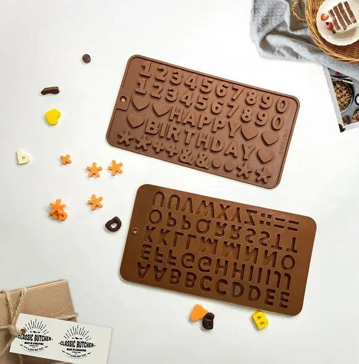 BPA-Free Silicone Chocolate Mold – Birthday Candy Baking Tool