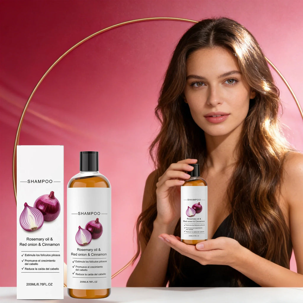 Onion & Cassia Shampoo – Strengthen, Repair & Add Shine 200ml