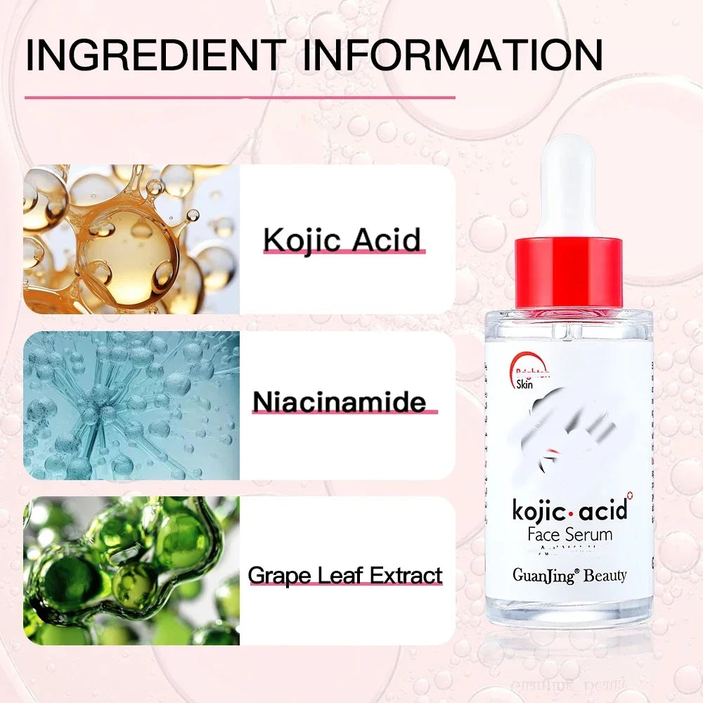 Kojic Acid Face Serum | Niacinamide & Hyaluronic Acid 40ml