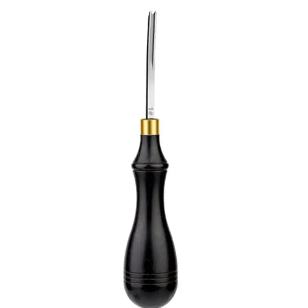 Leather Edge Beveler – Wooden Handle Skiving Tool for Crafters