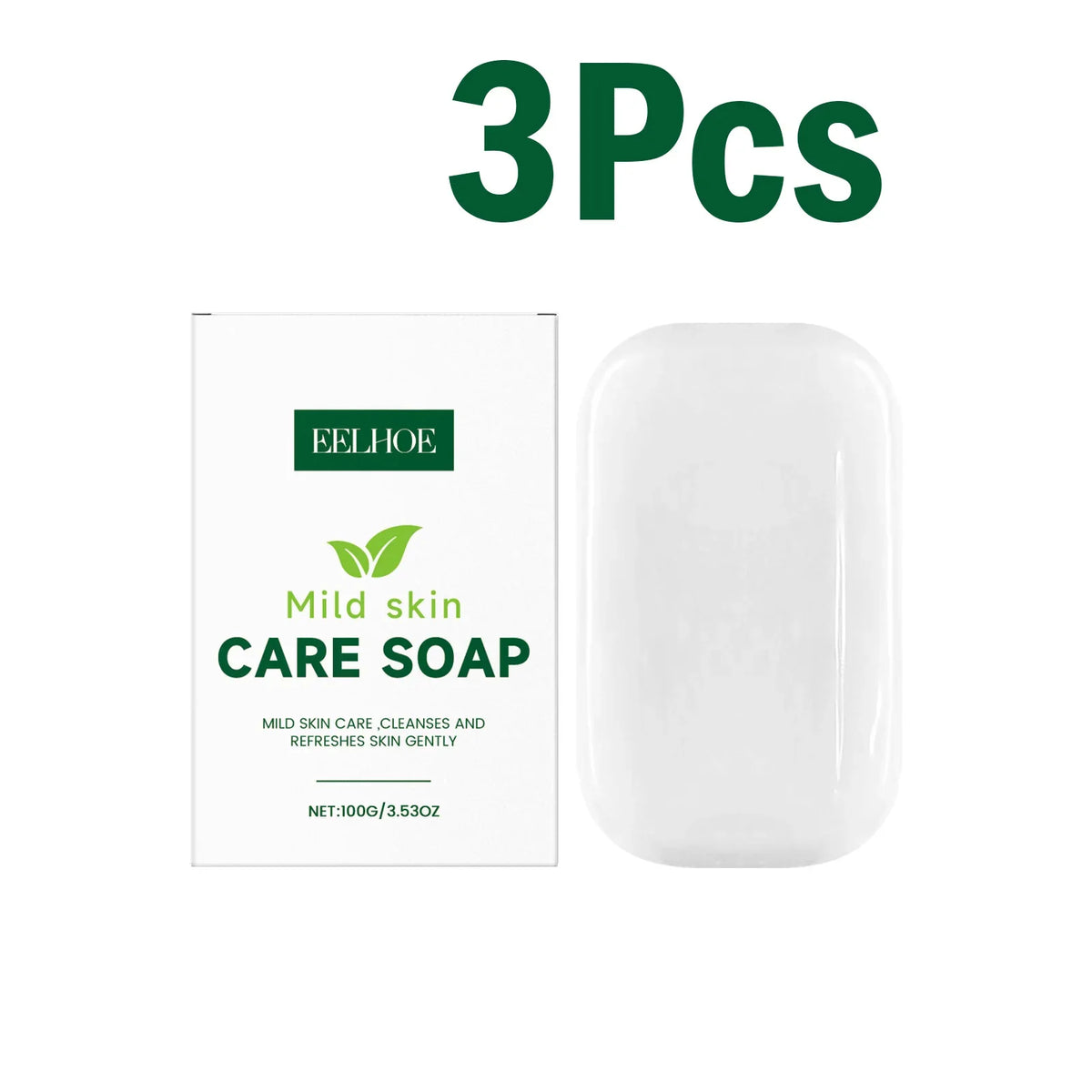 Eelhoe Fragrance-Free Soap Bar – Face, Hand & Body Sensitive Skin