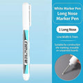 Waterproof Long Needle Marker Pen – White DIY Marking Tool