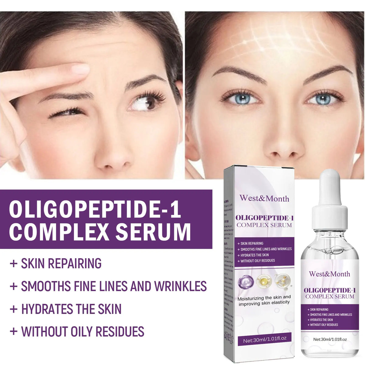 WEST MONTH Anti-Wrinkle Face Serum – Lifting & Firming 30ml