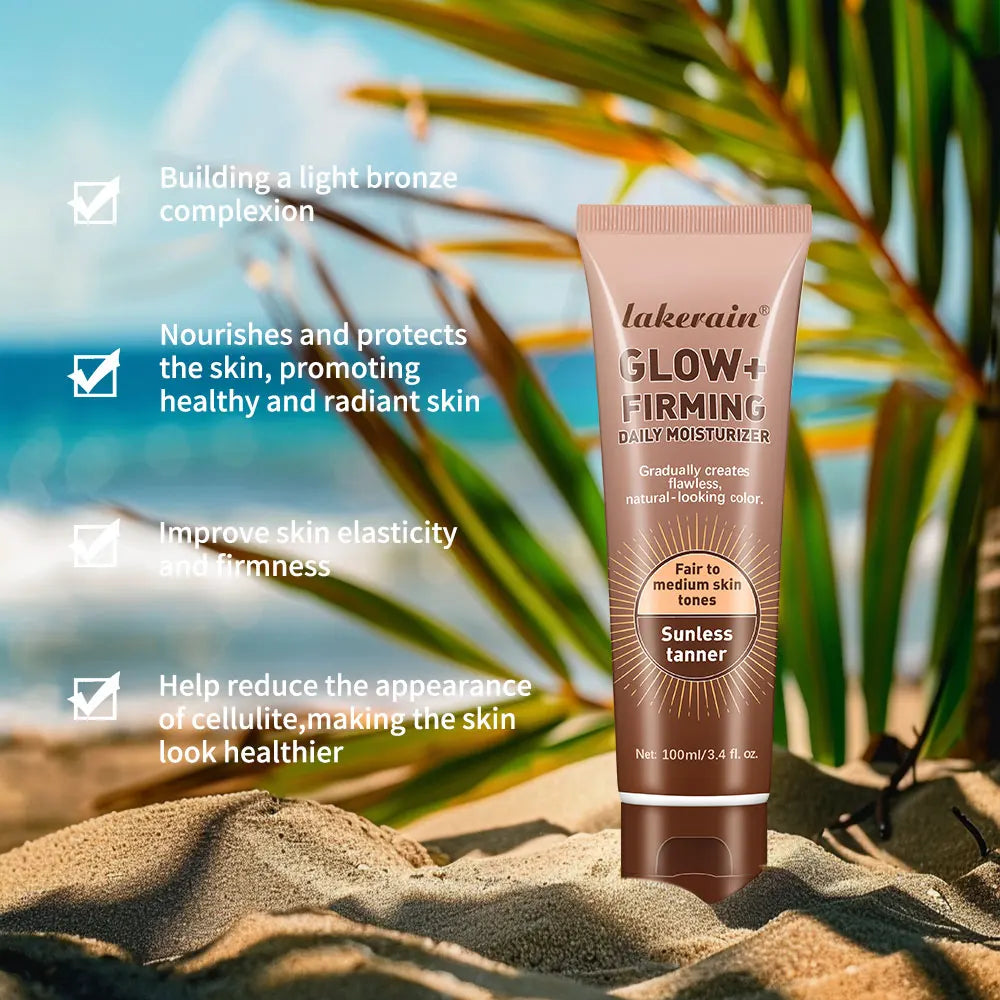 Lakerain Gradual Self Tanner Lotion – Streak-Free Sunless Tan