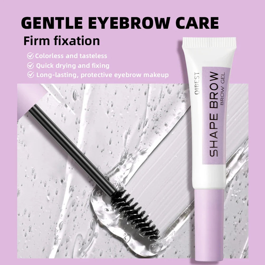 QIBEST Clear Eyebrow Soap Brow Gel – Long-Lasting Hold | 12g