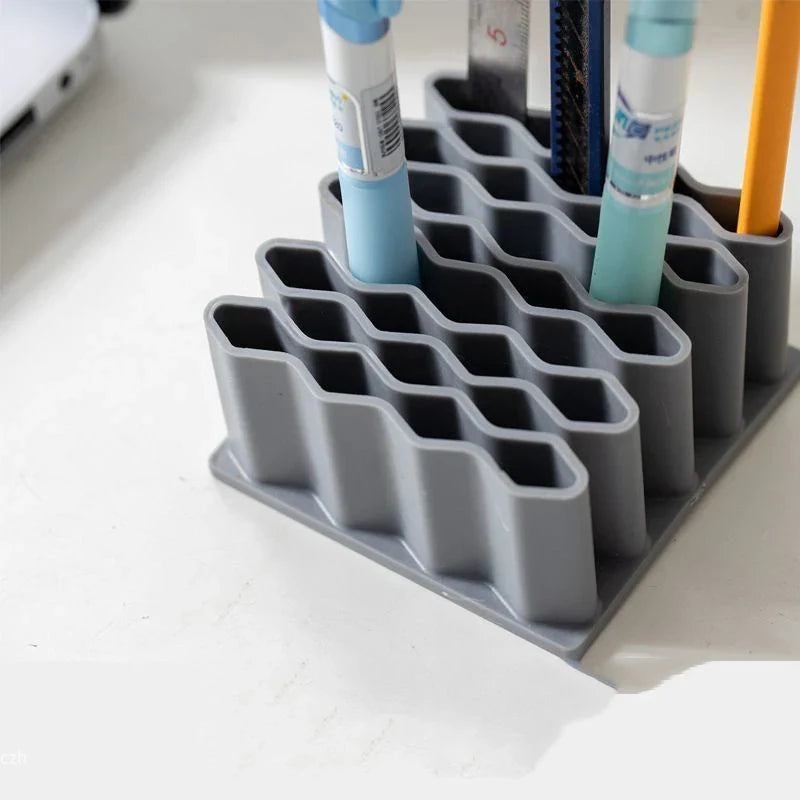 Desktop Multi-Compartment Organizer – Cosmetics & Pen Storage
