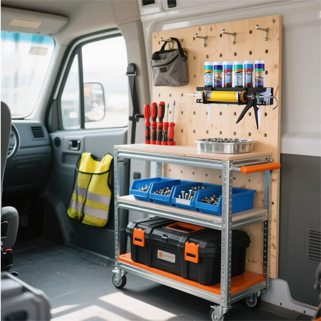 Caulking Gun Storage Rack Sealant Tube Holder Wall-mounted Organizer