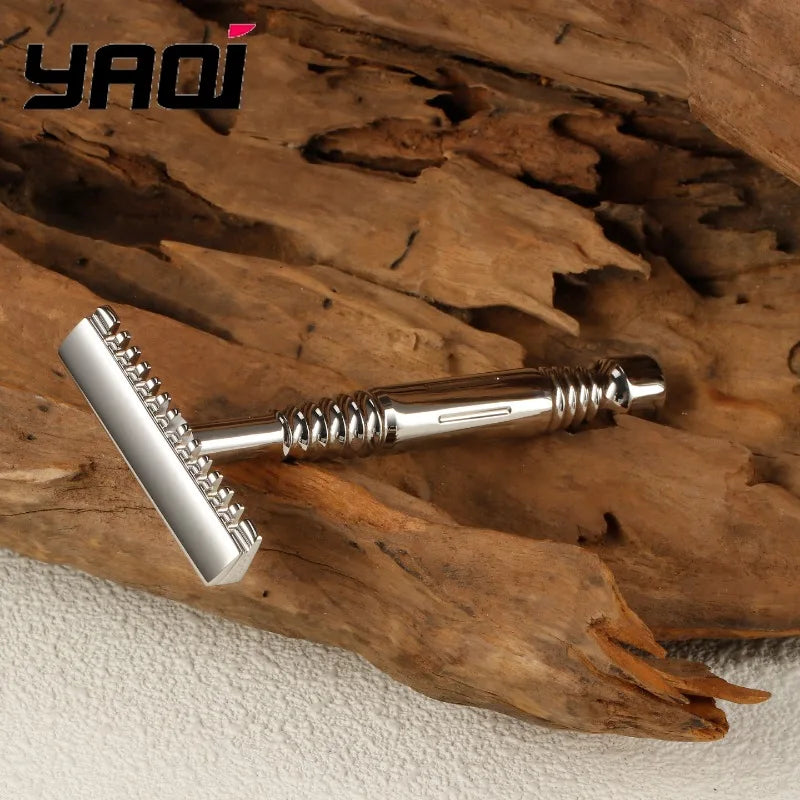 YAQI Romulus Open Comb Safety Razor – 316 Stainless Steel AC Blade