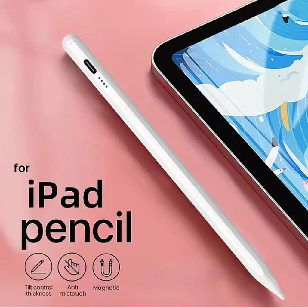 iPad Stylus Pen – Palm Rejection & Tilt, 2018–2025 Compatible