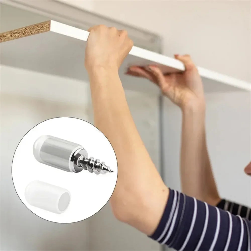 Self-Tapping Cabinet Screws | Drywall & Wood Bracket Screw Set