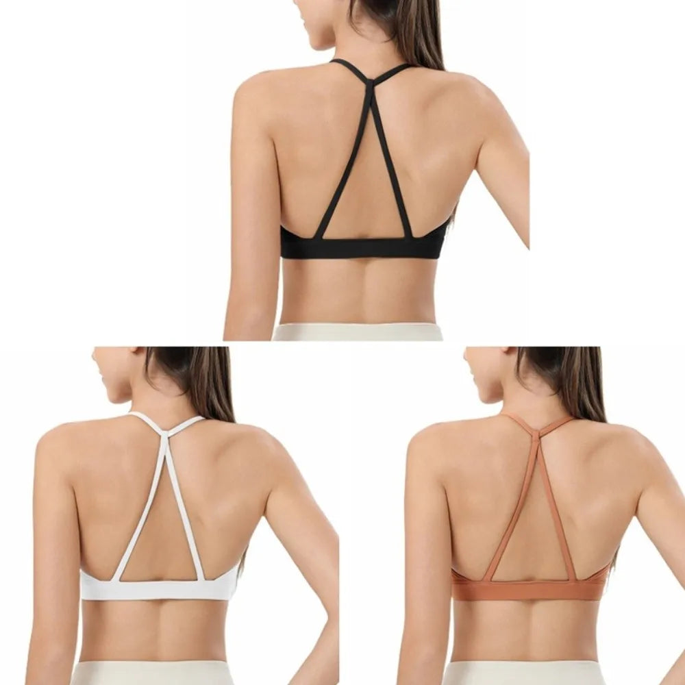 Women's Yoga Sports Bra – Breathable Slim Fit Fitness Bra