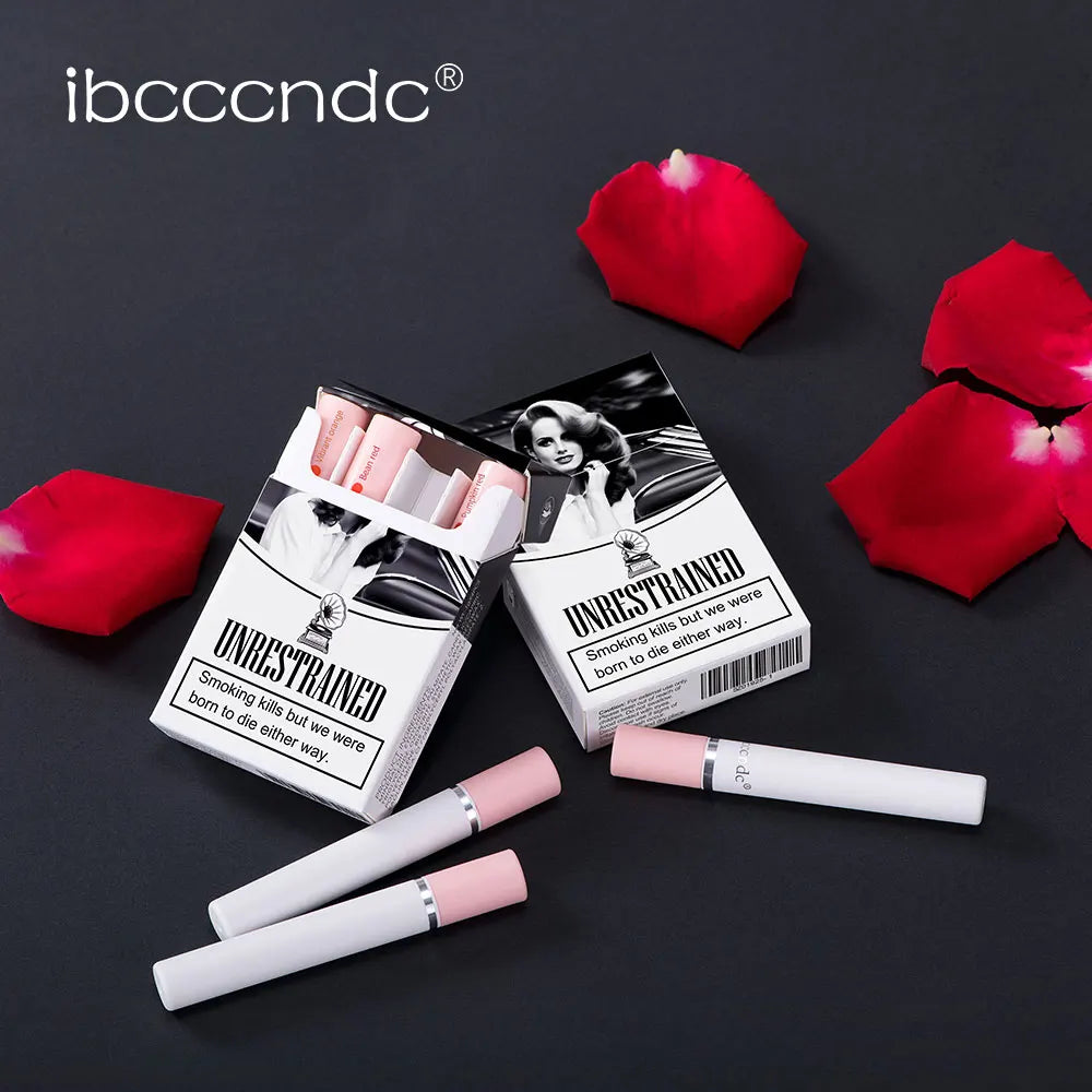 ibcccndc 4-Piece Matte Velvet Lipstick Set – Long-Lasting Lip Tint