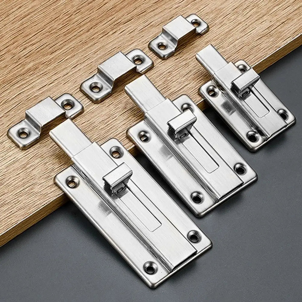 1Sets Cabinet Hinges Self-elastic Latch Stainless Steel Furniture
