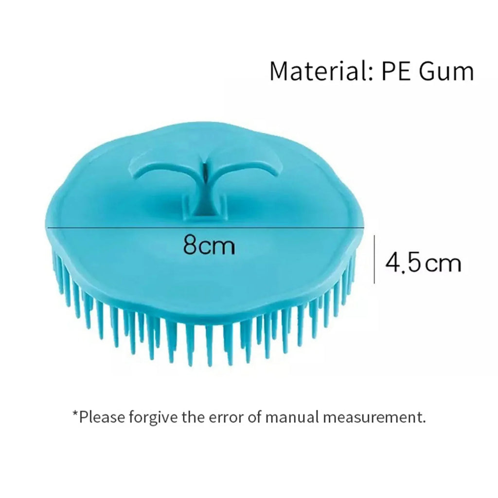 Silicone Scalp Massage Shampoo Brush – Hair & Body Scrubber