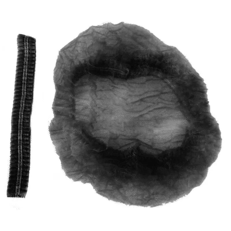 100-Pack Disposable Bouffant Caps – Breathable Dustproof Hair Covers