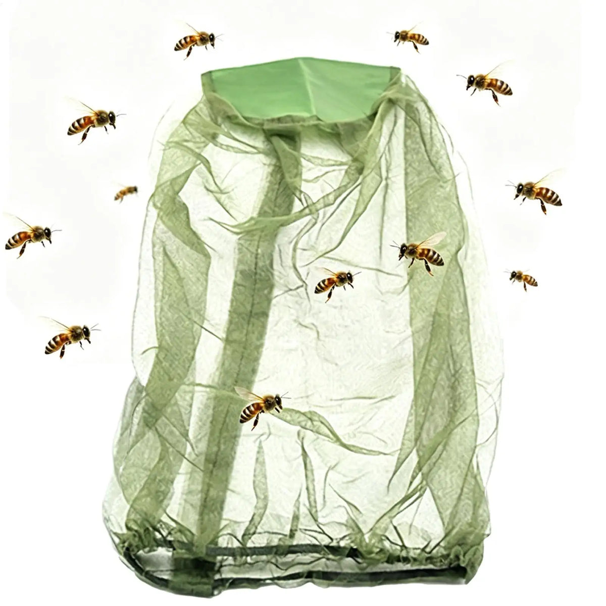 Outdoor Mosquito Head Net Cap – Breathable Mesh Face Cover