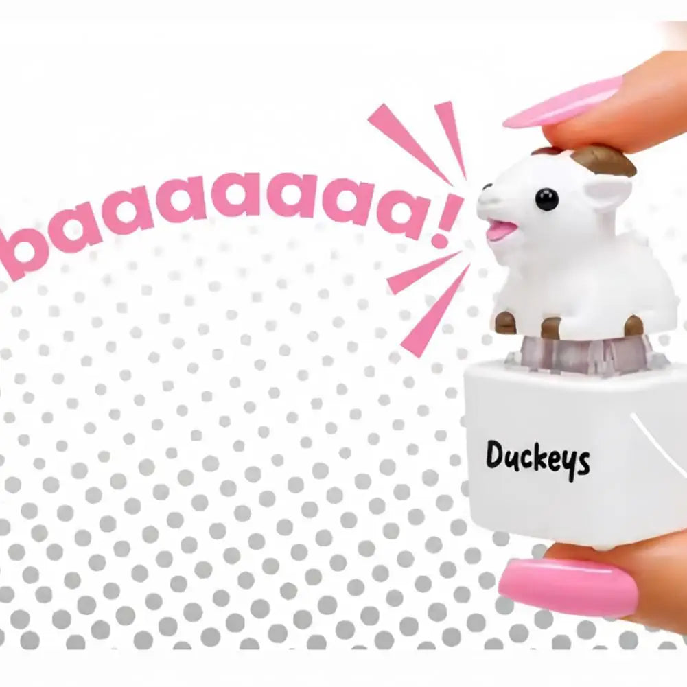 Screaming Goat LED Clicker Keychain – Animal Sound Fidget Toy