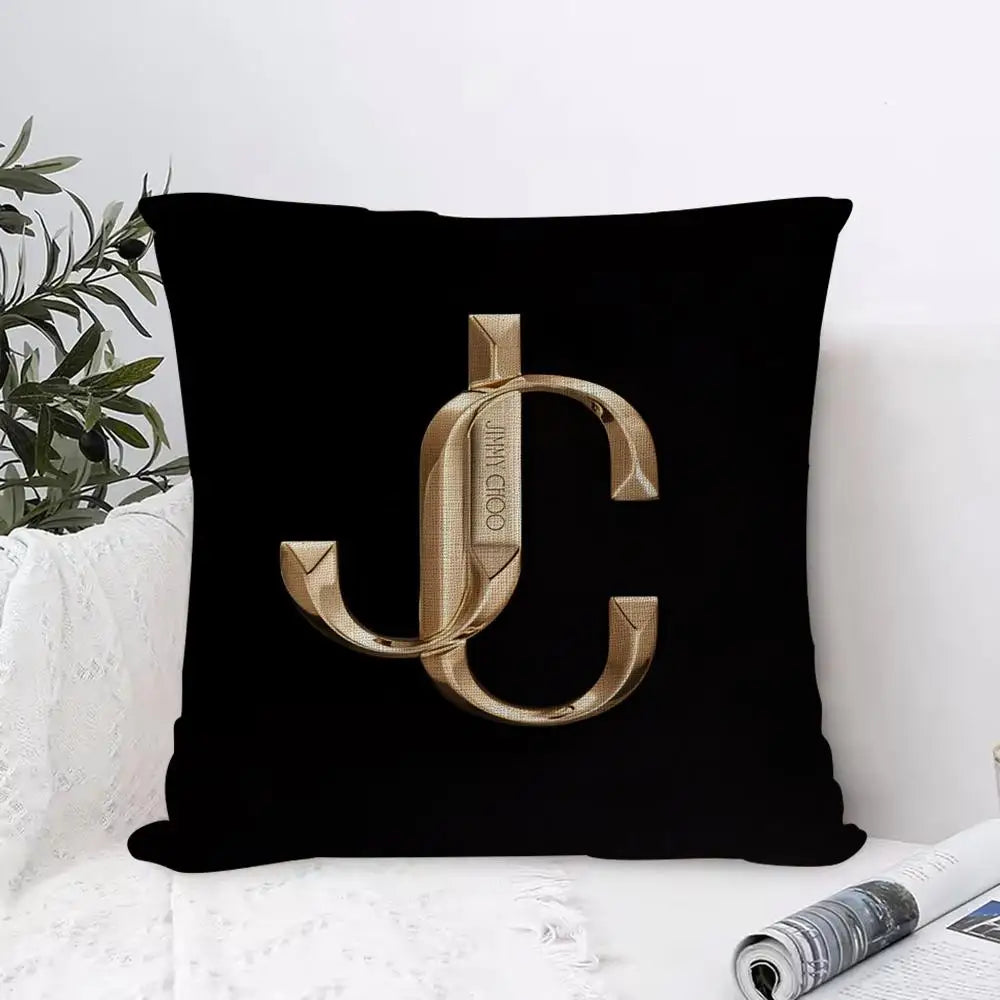 Linen Cotton Cushion Cover | Animal Print Hidden Zipper Pillowcase