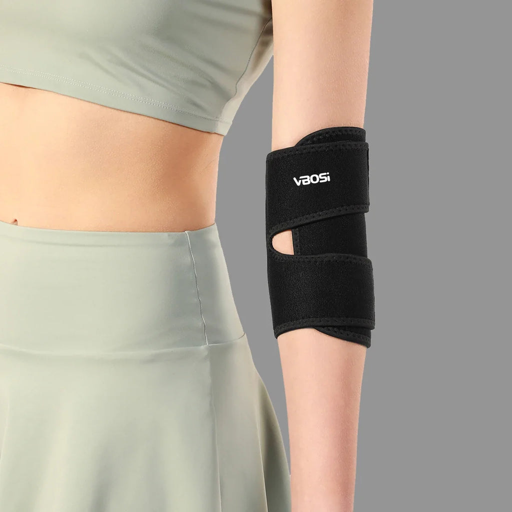 Adjustable Neoprene Elbow Brace – Sports Support Men & Women