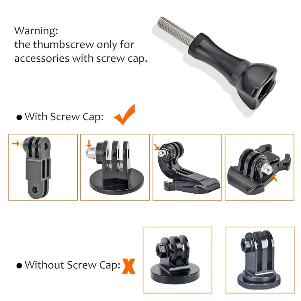 Adjustable Arm Straight Joint Mount for GoPro & Action Cameras