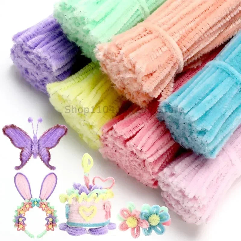 Chenille Stem Pipe Cleaners for Crafts & DIY | 100–1000 Pack