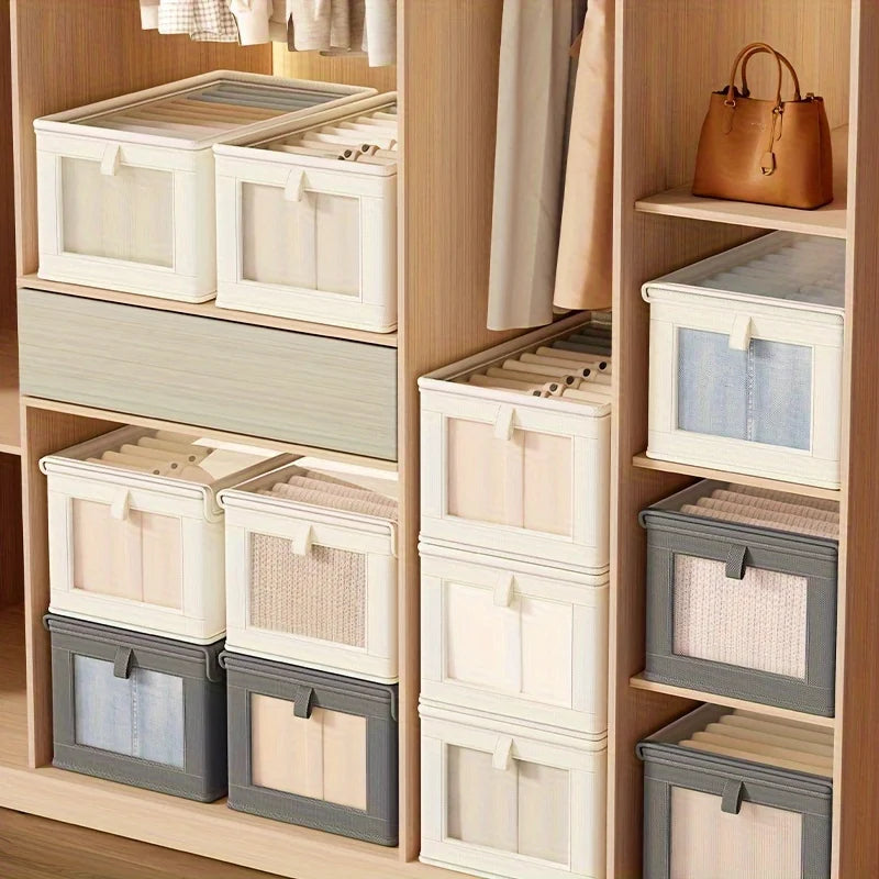 Foldable Oxford Cloth Storage Box Dustproof Household Clothes