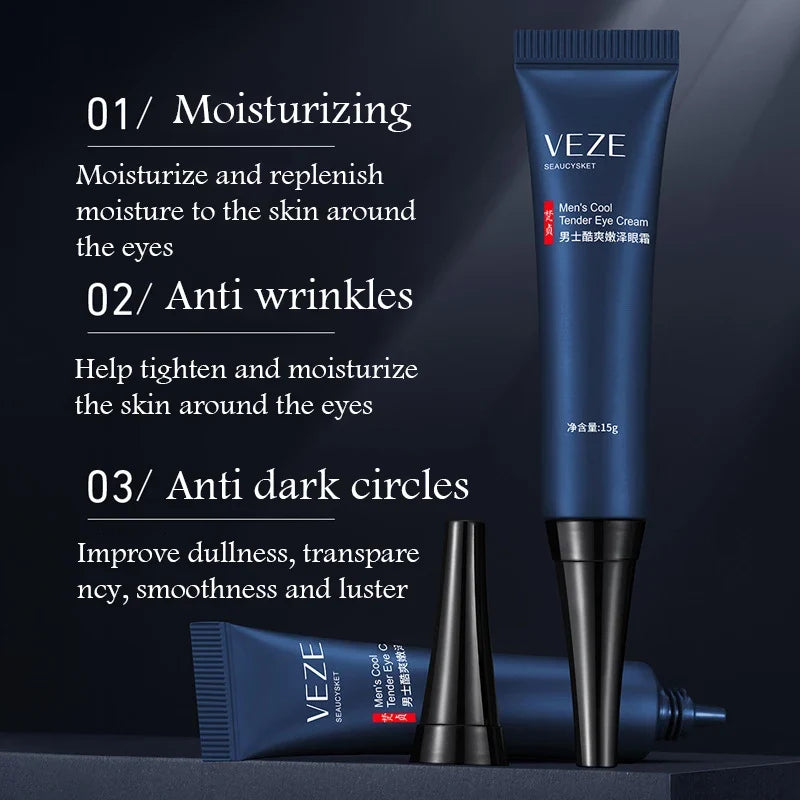 VENZEN Men's Eye Cream – Dark Circles & Eye Bags | 1/2/3pc