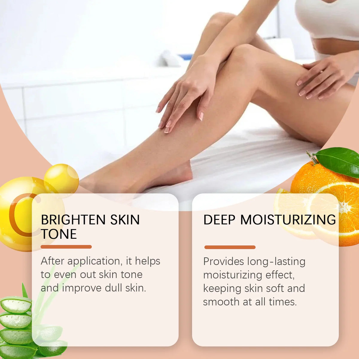Vitamin C Brightening Body Oil – Hydration & Even Skin Tone