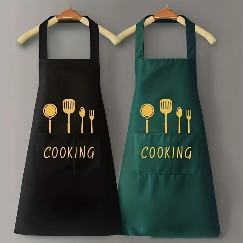 Versatile Durable PVC Cooking Apron Adjustable Kitchen Coffee Bar