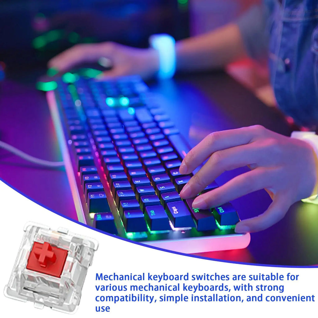 Mechanical Keyboard Switches DIY Switchs Axis Key Cross Shaft