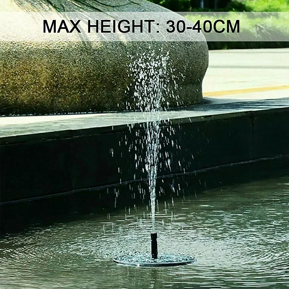 Mini Solar Fountain – Bird Bath, Pond & Garden Water Feature