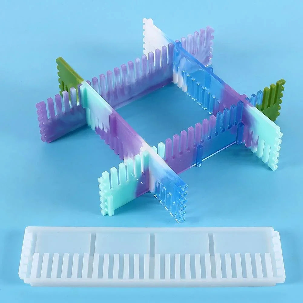 Silicone Epoxy Resin Mold – DIY Frame Bracket & Shelf Divider
