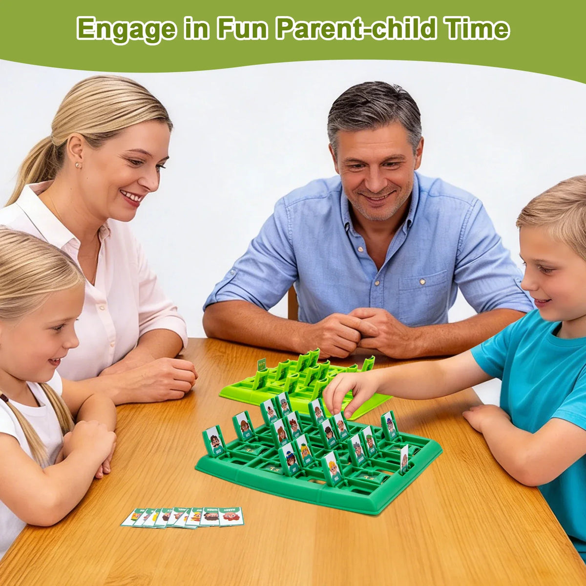 Guess Who I Am Board Game Logical Reasoning Children Puzzle Card
