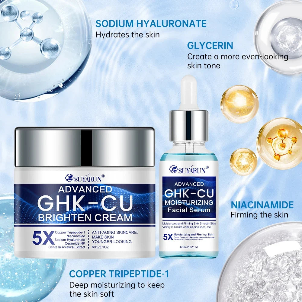SUYARUN GHK-CU Cream & Serum – Firming Face Moisturizer