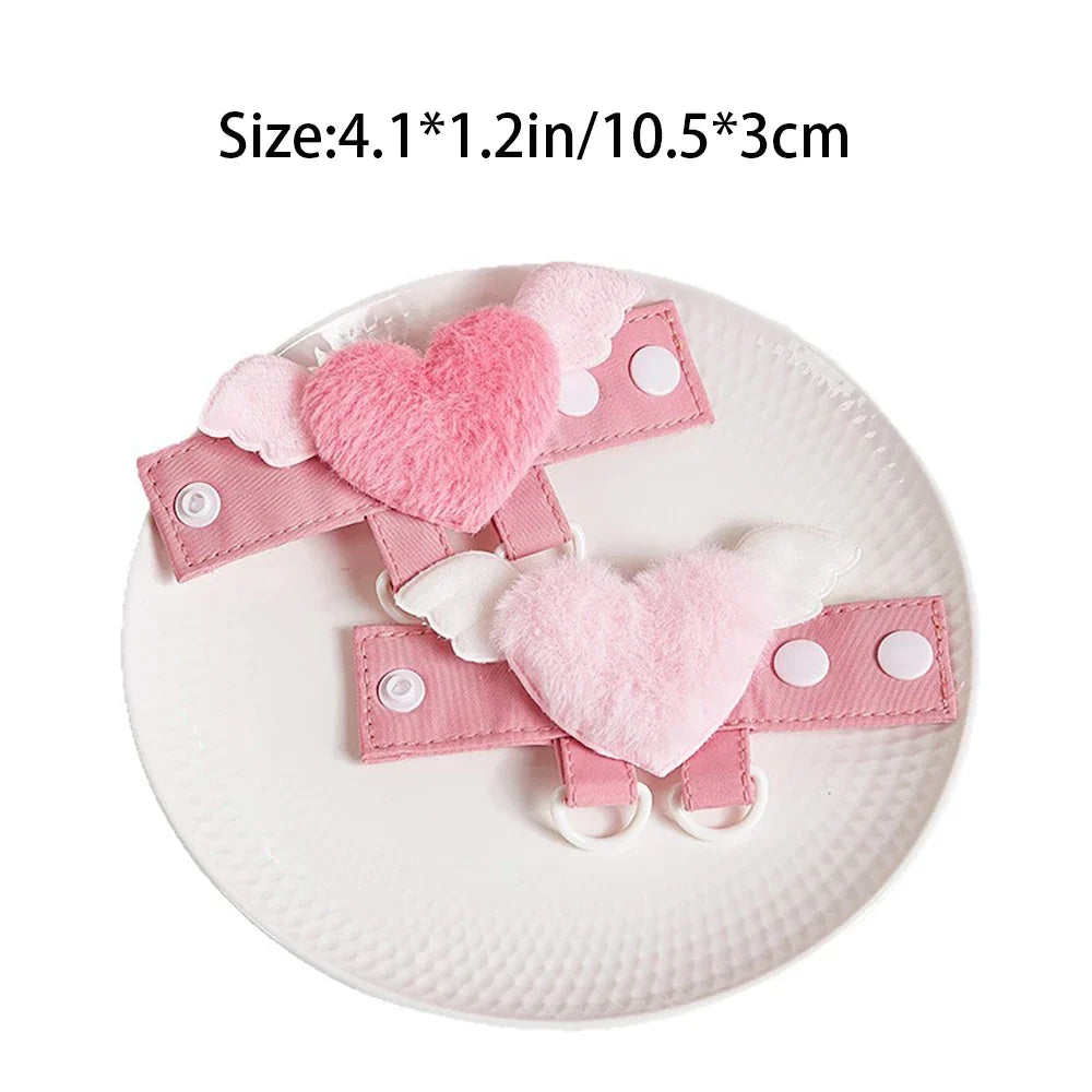 Plush Five Pointed Star Heart-shaped Expansion Buckle D-shaped Bag