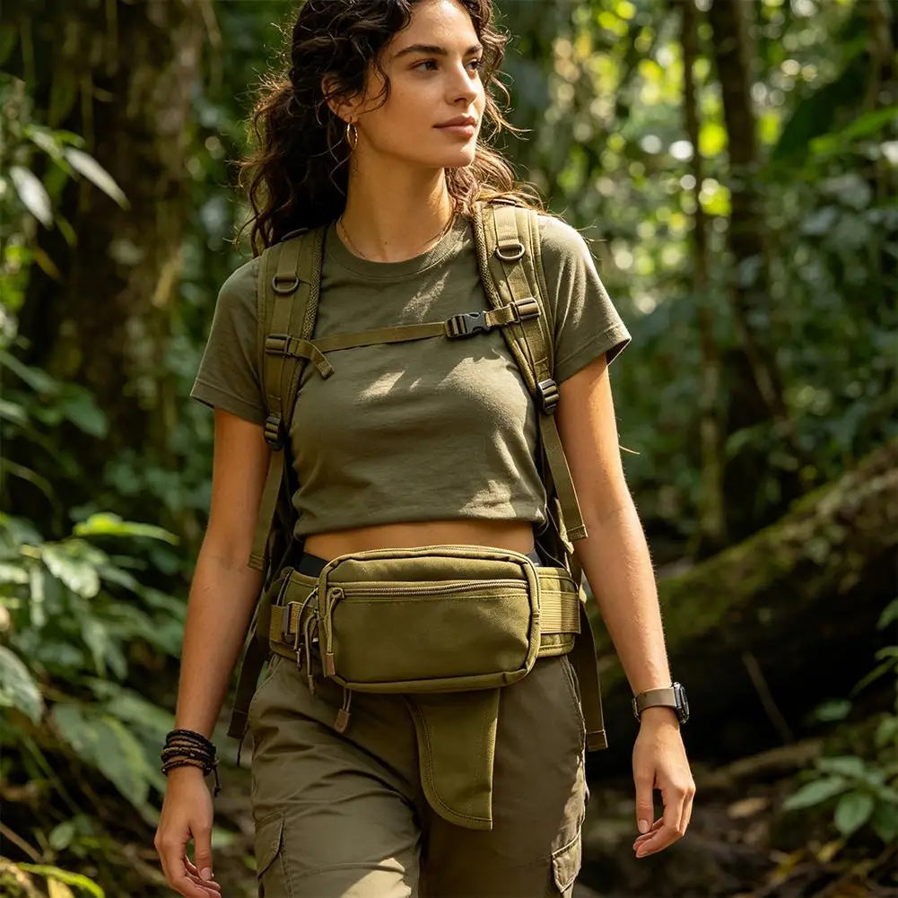 Oxford Tactical Waist Bag – Waterproof Unisex Fanny Pack