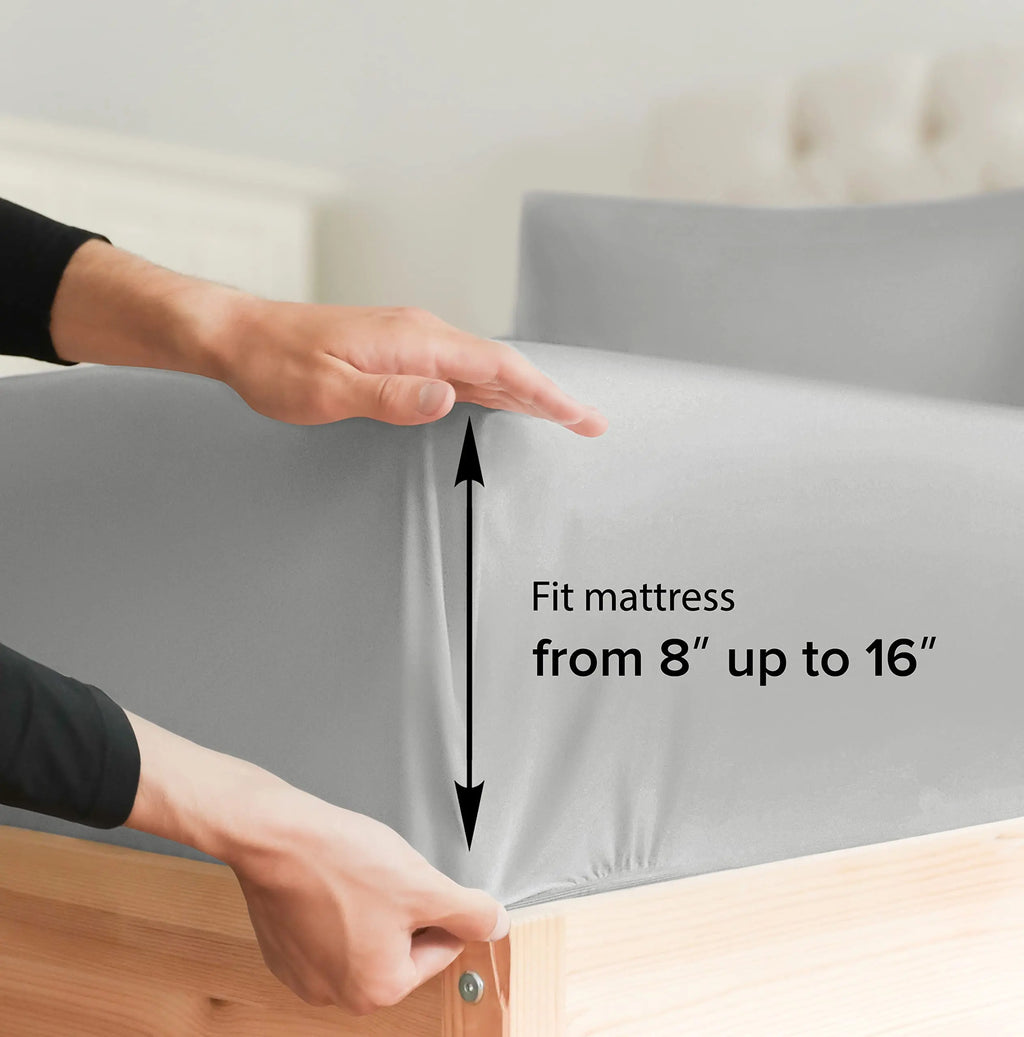 Battilo 4-Piece Luxury Microfiber Bed Sheet Set | All Sizes