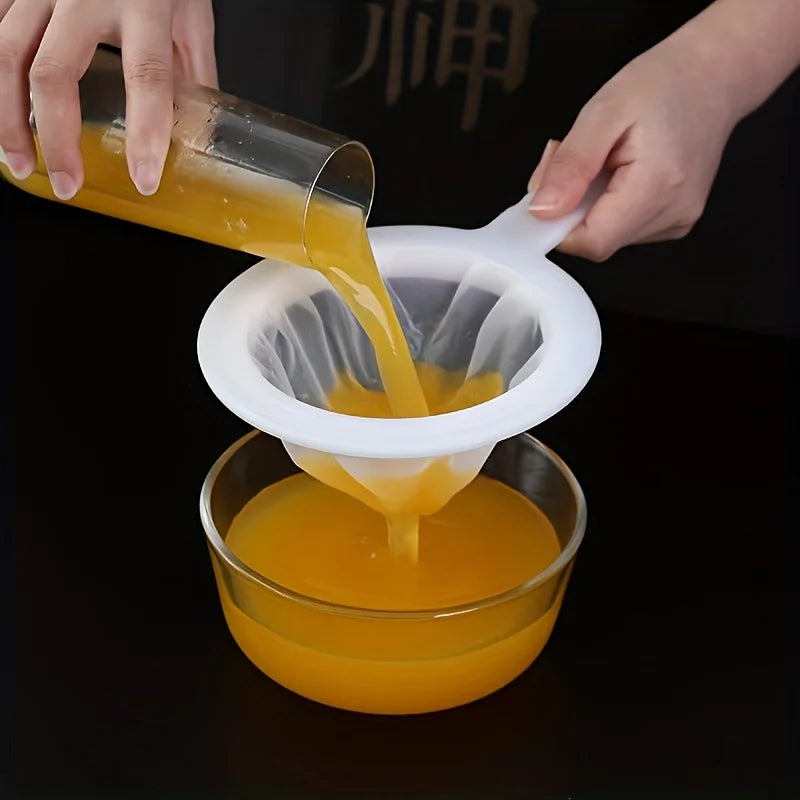 100 Mesh Fine Filter Hanging Strainer Home Brewing Wine Tea Kitchen
