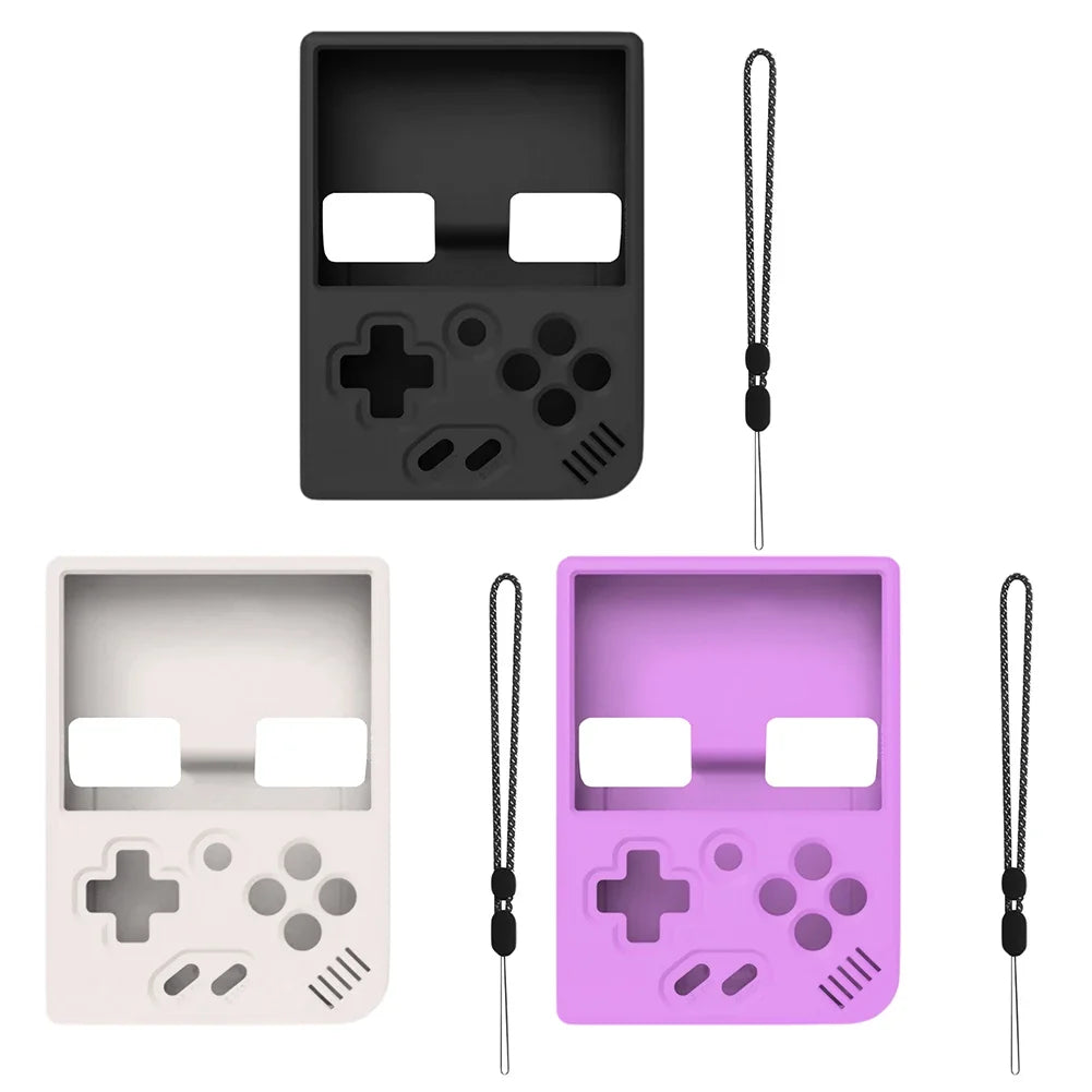 Silicone Case + Lanyard for MIYOO Mini Plus – Shockproof Cover