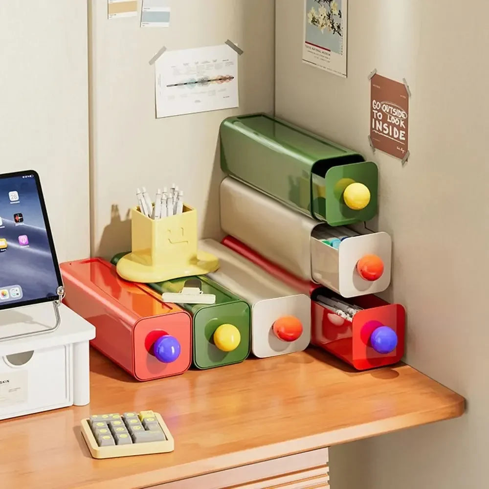 Wall-Mount & Desktop Storage Boxes for Socks & Underwear