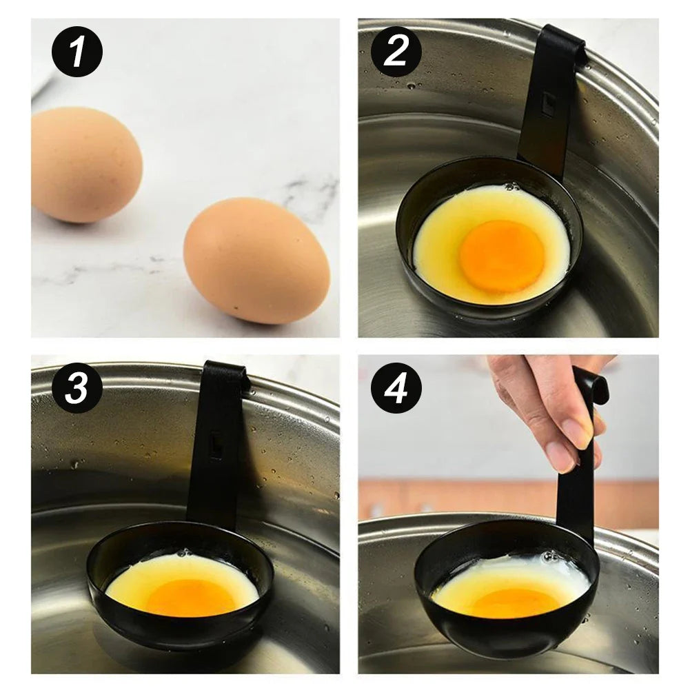 Nonstick Poached Egg Maker | Stainless Steel Egg Poaching Cup