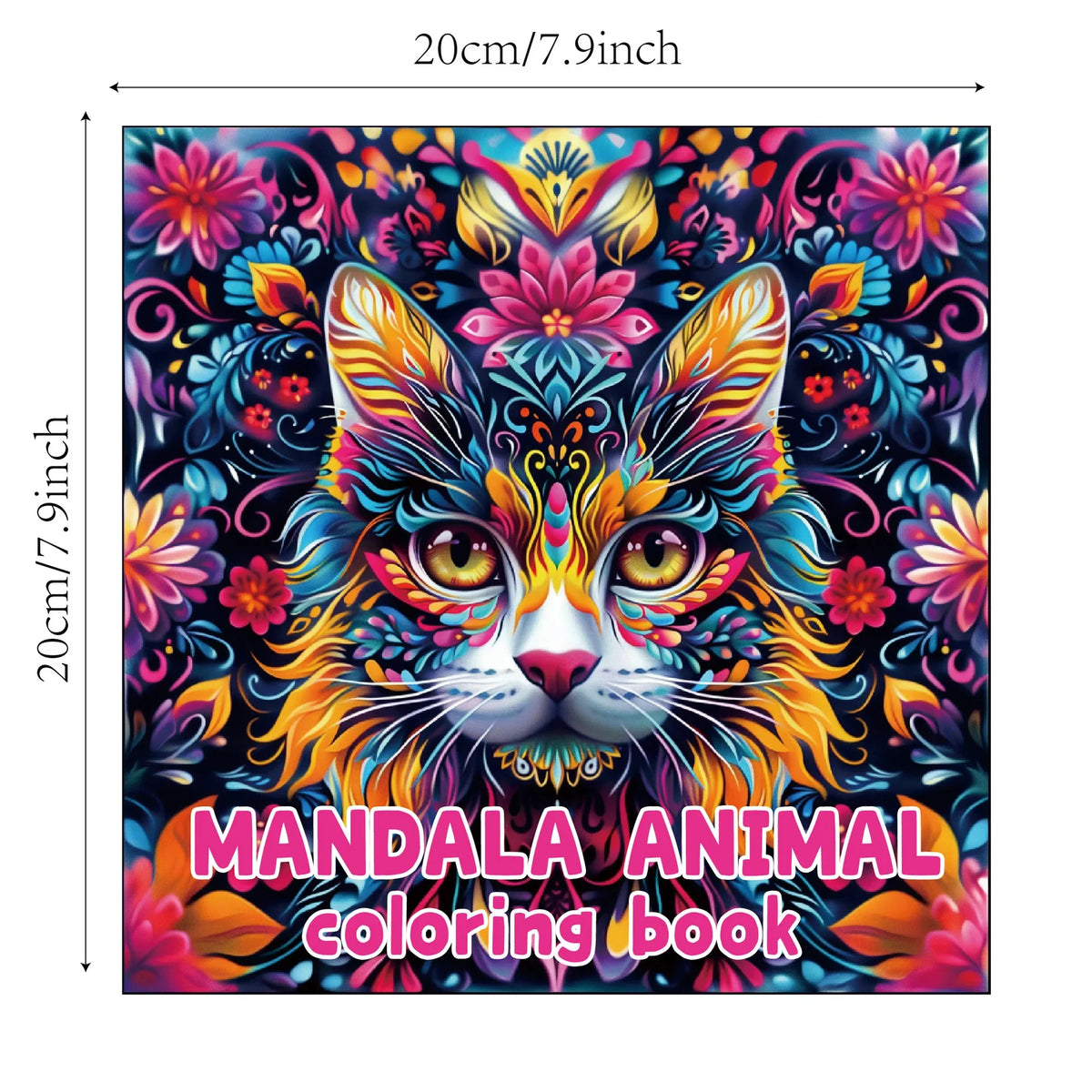 24 Mandala Animal Coloring Books Adult Graffiti Watercolor Creative