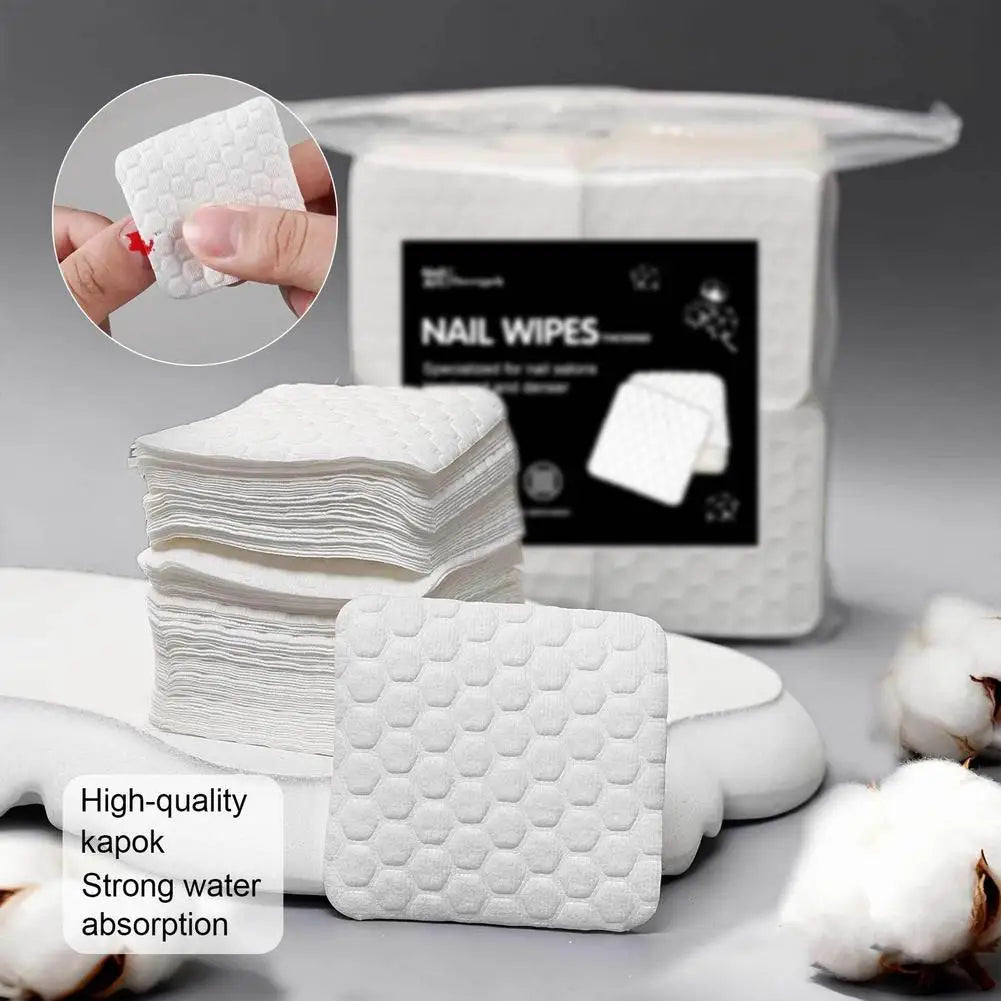 Lint-Free Nail Wipes 200/500 Pcs – Super Absorbent Cotton Pads