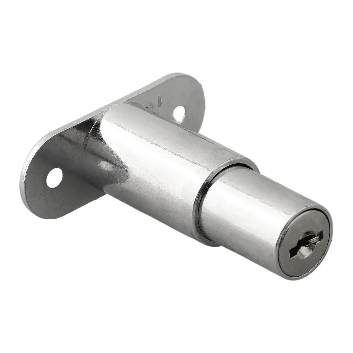 Zinc Alloy Cabinet Door Latch Lock with Keys – Chrome