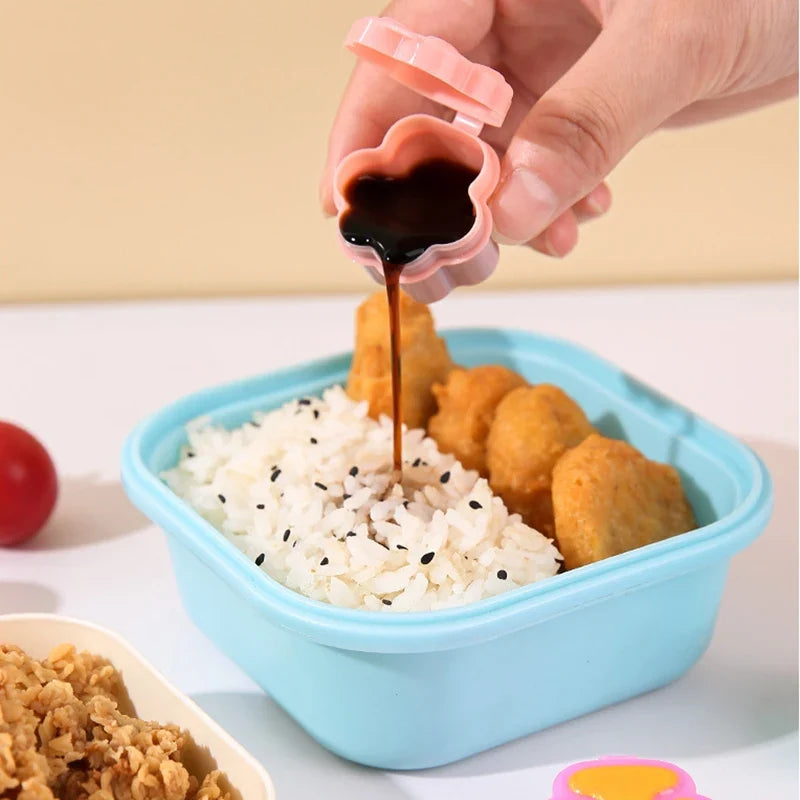 Cat Paw Condiment Bottle | Portable Divided Sauce Container